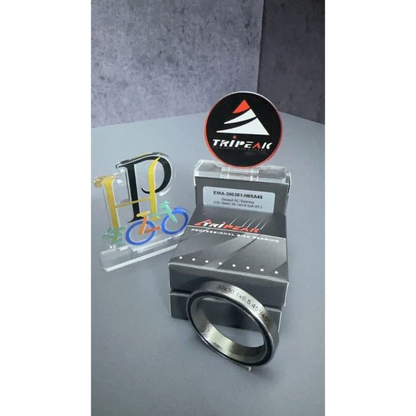 (HS-002) 38x27.1x6.5mm, 45°/45° Bạc đạn chén cổ TRIPEAK Headset Steel Bearing - Ảnh 3
