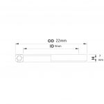 #9227 (9 x 22 x 7 mm, For MAVIC only) Bạc đạn bánh xe Grade 5, Ceramic Hybrid Bearing - Ảnh 3