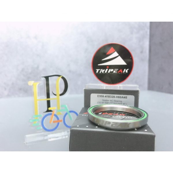 (HS-018) 41.8x32.8x6mm ,45°/45° Bạc đạn chén cổ TRIPEAK Headset Steel Bearing - Ảnh 3