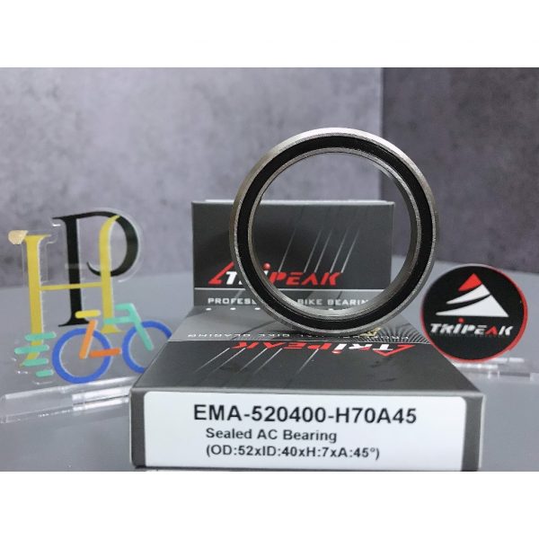 (HS-044) 52x40x7mm, 45°/45° Bạc đạn chén cổ TRIPEAK Headset Steel Bearing - Ảnh 4