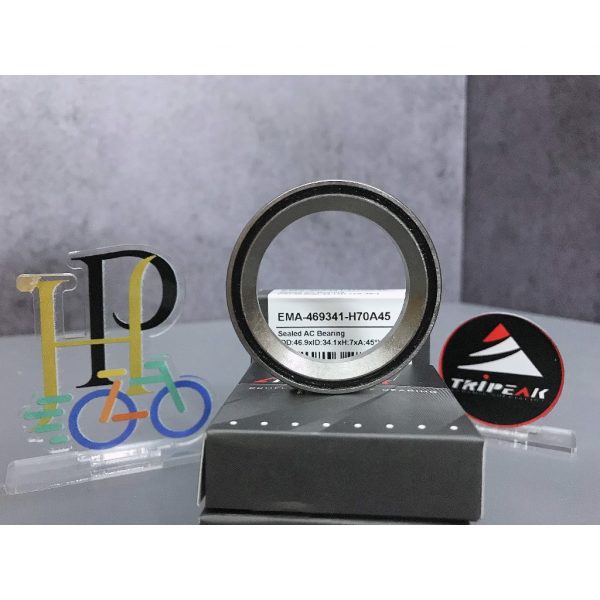 (HS-026) 46.9x34.1x7mm, 45°/45° Bạc đạn chén cổ TRIPEAK Headset Steel Bearing - Ảnh 4