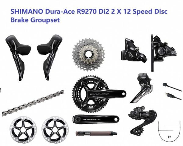 Groupset Shimano Ultegra Di2 12s R9270 Disc Brake - Ảnh 1