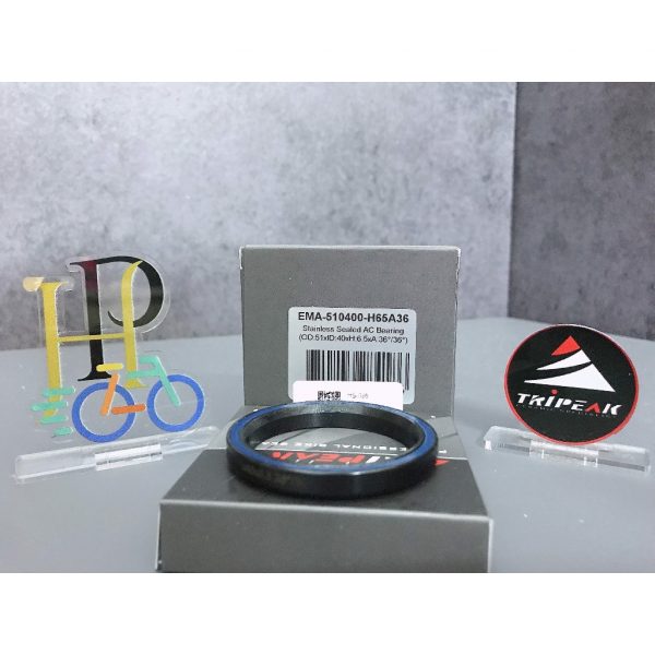 (HS-036) 51x40x6.5mm, 36°/36° Bạc đạn chén cổ TRIPEAK Headset Steel Bearing - Ảnh 6