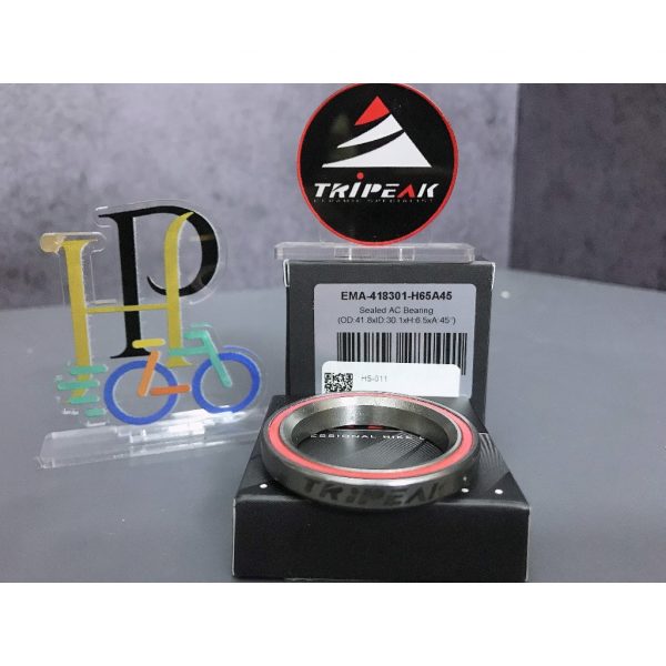 (HS-012) 41.8x30.1x7mm, 36°/45° Bạc đạn chén cổ TRIPEAK Headset Steel Bearing - Ảnh 1