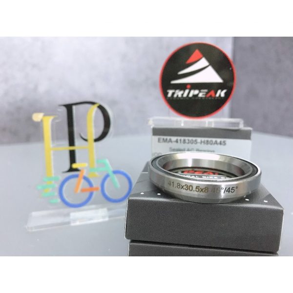 (HS-016) 41.8x30.5x8mm, 45°/45° Bạc đạn chén cổ TRIPEAK Headset Steel Bearing - Ảnh 2