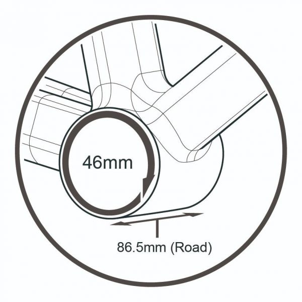 (BBF-091) Trục giữa BB TRIPEAK BB386 Twistfit cho giò Rotor 30mm, bạc đạn Ceramic Bearing - Ảnh 3