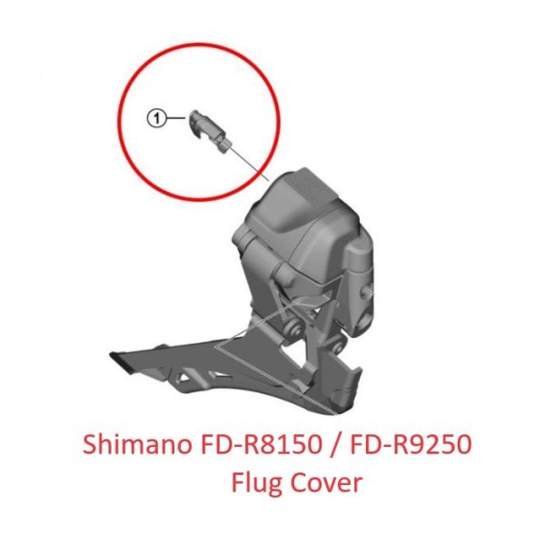 Nắp sang dĩa Shimano Dura Ace FD-R9250 Shimano Y2JP06000 Plug Cover - Ảnh 1