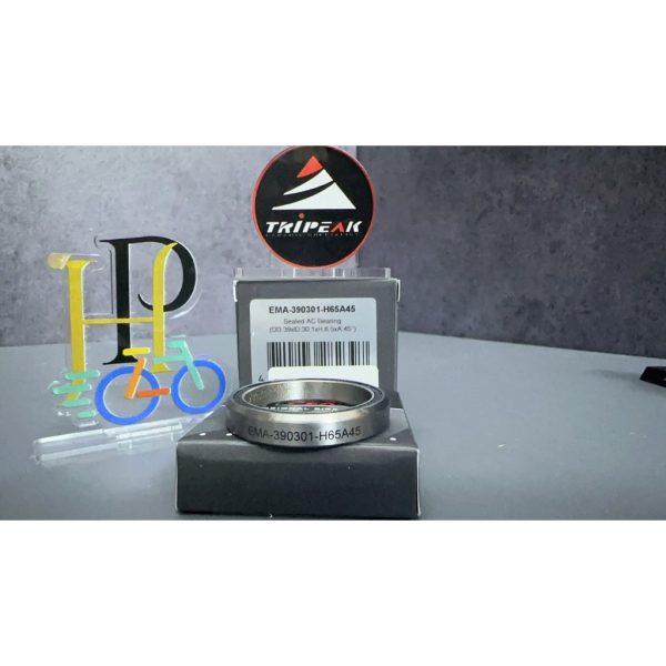 (HS-003)39x30.1x6.5mm, 45°/45° Bạc đạn chén cổ TRIPEAK Headset Steel Bearing - Ảnh 1