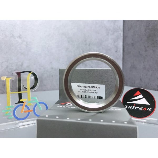 (HS-033) 49x37x7mm, 36°/45° Bạc đạn chén cổ TRIPEAK Headset Steel Bearing - Ảnh 2