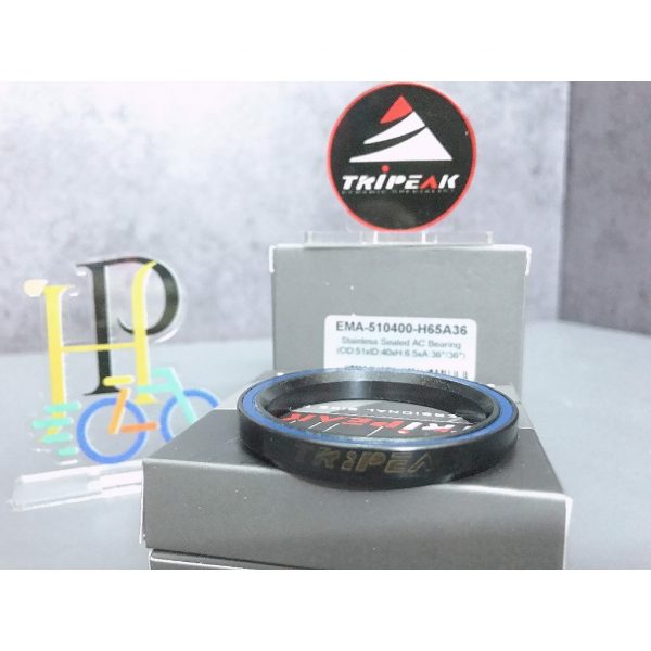(HS-036) 51x40x6.5mm, 36°/36° Bạc đạn chén cổ TRIPEAK Headset Steel Bearing - Ảnh 3