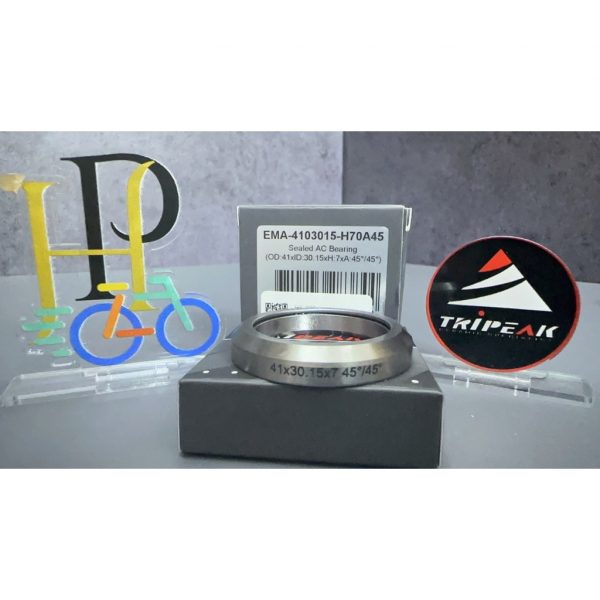 (HS-006) 41x30.15x7mm, 45°/45° Bạc đạn chén cổ TRIPEAK Headset Steel Bearing - Ảnh 2