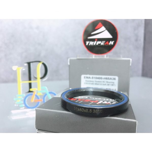 (HS-036) 51x40x6.5mm, 36°/36° Bạc đạn chén cổ TRIPEAK Headset Steel Bearing - Ảnh 2