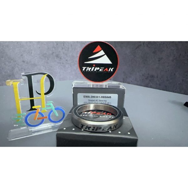 (HS-003)39x30.1x6.5mm, 45°/45° Bạc đạn chén cổ TRIPEAK Headset Steel Bearing - Ảnh 3