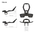 Tay nghỉ Controltech Sirocco mini Clip-on TTH-19-01 ngàm potang - Ảnh 5