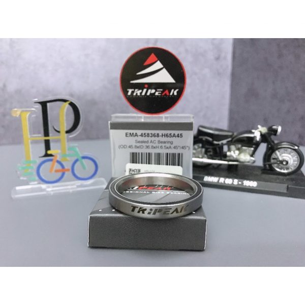 (HS-024) 45.8x36.8x6.5mm , 45°/45° Bạc đạn chén cổ TRIPEAK Headset Steel Bearing - Ảnh 3