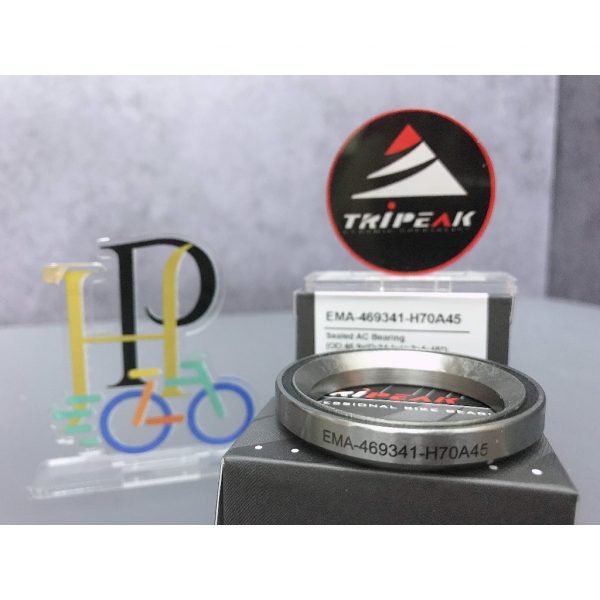 (HS-026) 46.9x34.1x7mm, 45°/45° Bạc đạn chén cổ TRIPEAK Headset Steel Bearing - Ảnh 1