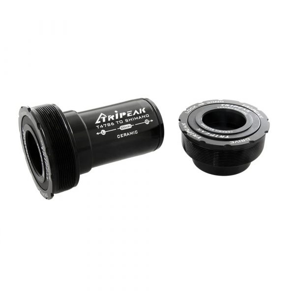 Trục giữa BB Tripeak T47 86mm cho giò Shimano 24mm, bạc đạn Ceramic Bearing | Steel Bearing - Ảnh 2