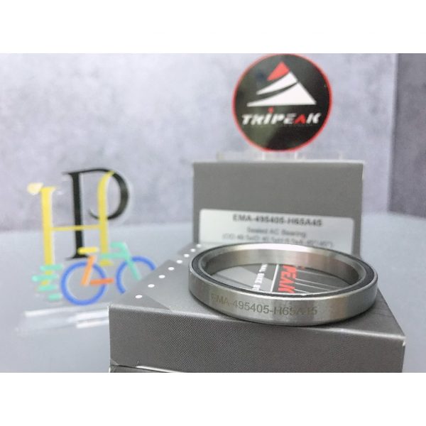 (HS-035) 49.5x40.5x7mm, 45°/45° Bạc đạn chén cổ TRIPEAK Headset Steel Bearing - Ảnh 1