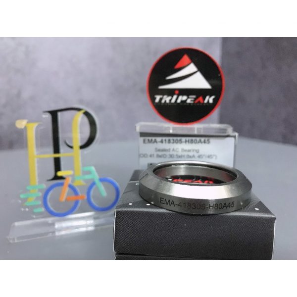 (HS-014) 41.8x30.1x8mm, 45°/45° Bạc đạn chén cổ TRIPEAK Headset Steel Bearing - Ảnh 1