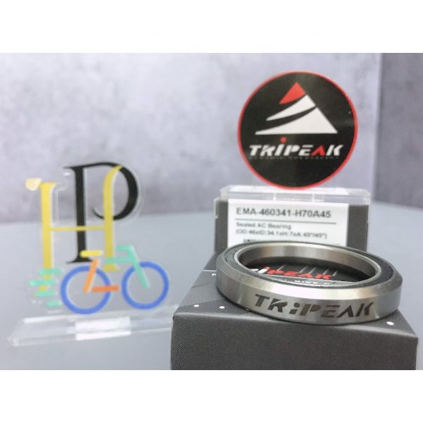 (HS-025) 46x34.1x7mm , 45°/45° Bạc đạn chén cổ TRIPEAK Headset Steel Bearing - Ảnh 3
