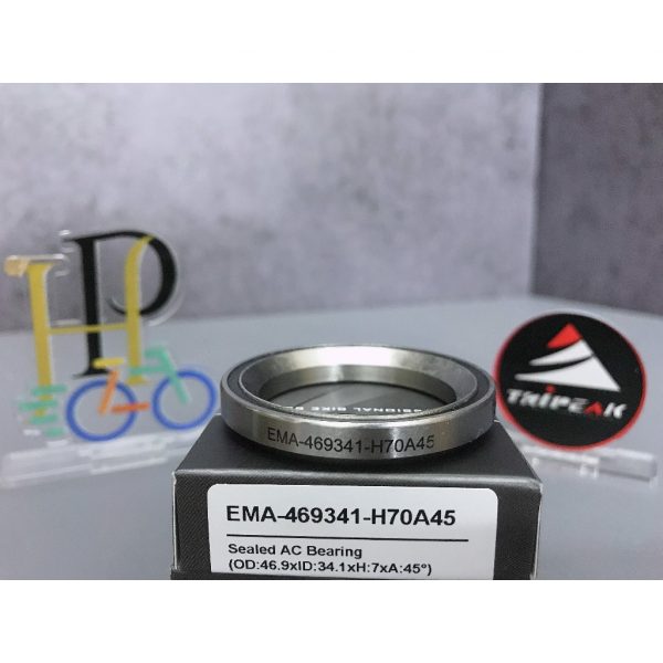 (HS-026) 46.9x34.1x7mm, 45°/45° Bạc đạn chén cổ TRIPEAK Headset Steel Bearing - Ảnh 5