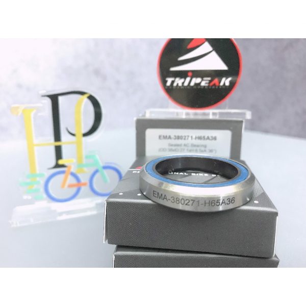 (HS-001) 38x27.1x6.5mm, 36°/45° Bạc đạn chén cổ TRIPEAK Headset Steel Bearing - Ảnh 1