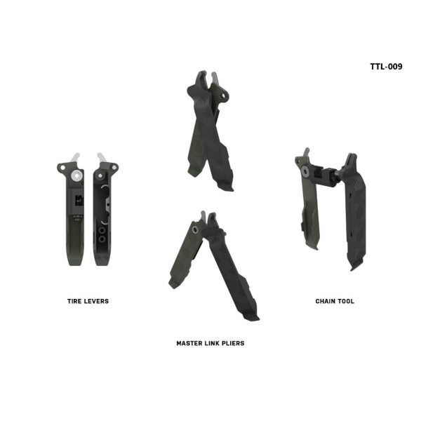 Bộ mini cây nạy vỏ, kềm tháo/khóa sên, cắt sên, hiệu Topeak TTL009 Power Lever Pro - Ảnh 2