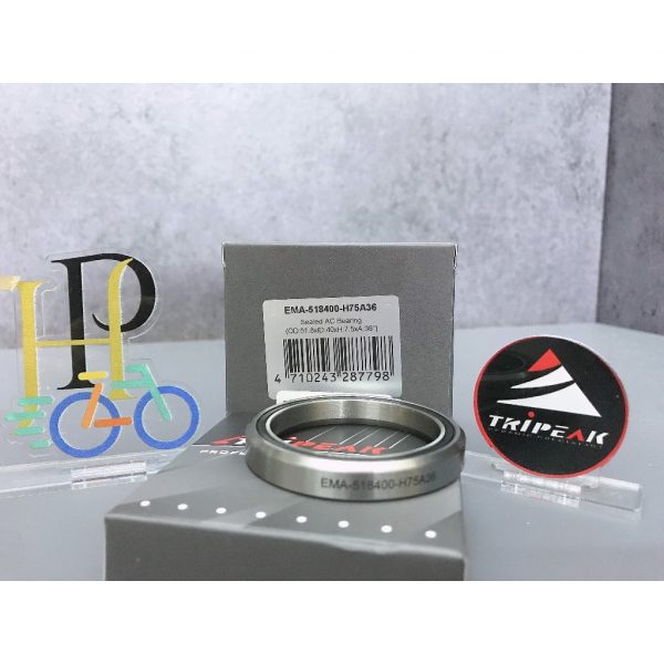 (HS-037) 51.8x40x7.5mm, 36°/45° Bạc đạn chén cổ TRIPEAK Headset Steel Bearing - Ảnh 6