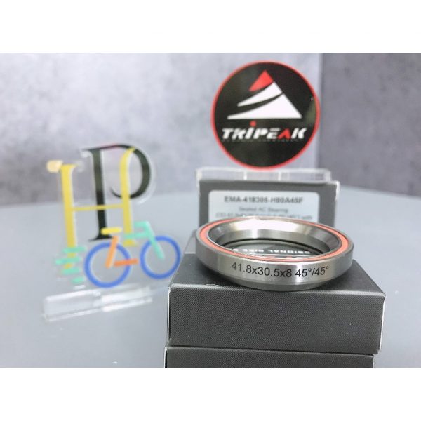 (HS-017) 41.8x30.5x8mm , 45°/45° Bạc đạn chén cổ TRIPEAK Headset Steel Bearingwith small lip - Ảnh 2