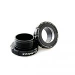 Trục giữa BB TRIPEAK BSA 68mm/73mm Twistfit cho giò Rotor 30mm, bạc đạn Ceramic Bearing, Black/Red - Ảnh 2