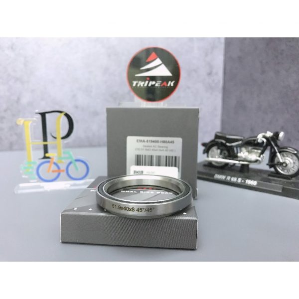 (HS-041) 51.9x40x8mm, 45°/45° Bạc đạn chén cổ TRIPEAK Headset Steel Bearing - Ảnh 2