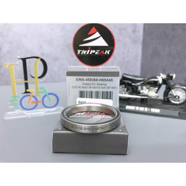 (HS-024) 45.8x36.8x6.5mm , 45°/45° Bạc đạn chén cổ TRIPEAK Headset Steel Bearing - Ảnh 2