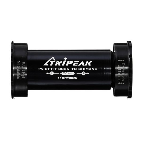 (BB4Y-006) Trục giữa BB TRIPEAK BB86 cho giò Shimano 24mm, bạc đạn ceramic Coated Hybrid Bearing - Ảnh 1