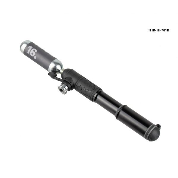 Bơm mini cầm tay, kết hợp bơm CO2, hiệu Topeak THR-HPM1B Hybridrocket HP Mini - Ảnh 1