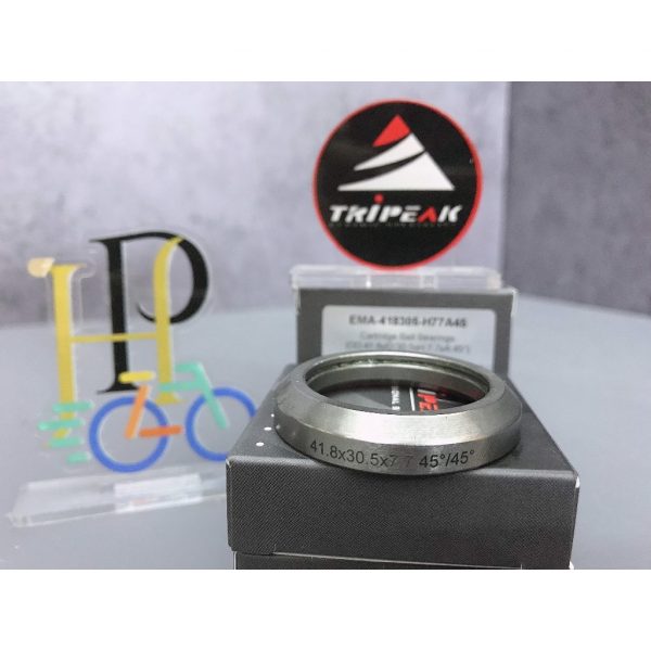 (HS-015) 41.8x30.5x7.7mm, 45°/45° Bạc đạn chén cổ TRIPEAK Headset Steel Bearing - Ảnh 2