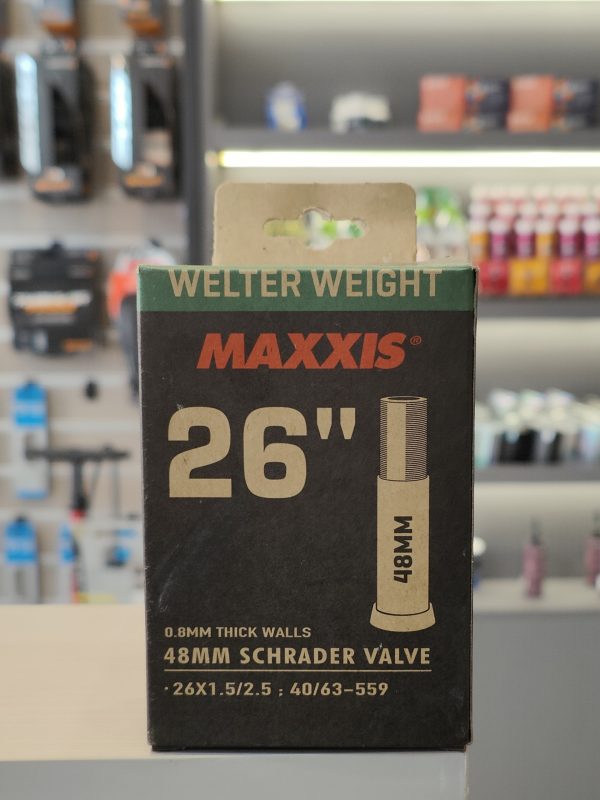 Ruột/săm xe đạp Maxxis 26x1.5/2.5 MAXXIS Bicycle Tube Welter Weight - Ảnh 2
