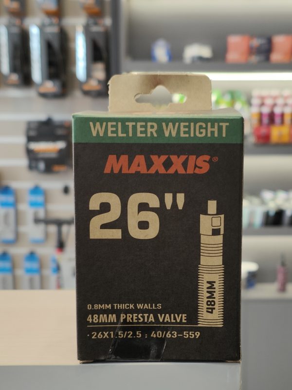 Ruột/săm xe đạp Maxxis 26x1.5/2.5 MAXXIS Bicycle Tube Welter Weight - Ảnh 3