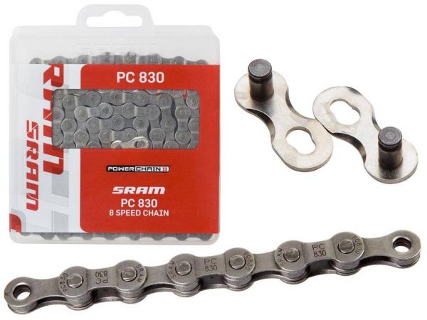 Sên xe đạp Sram 46.2758.114.005 10 CN PC830 114LI W/ PWR.LNK 8SPD 1PC - Ảnh 2